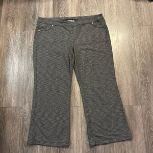 Athleta Bettona Classic Flare Yoga Pant Heathered Grey 1X